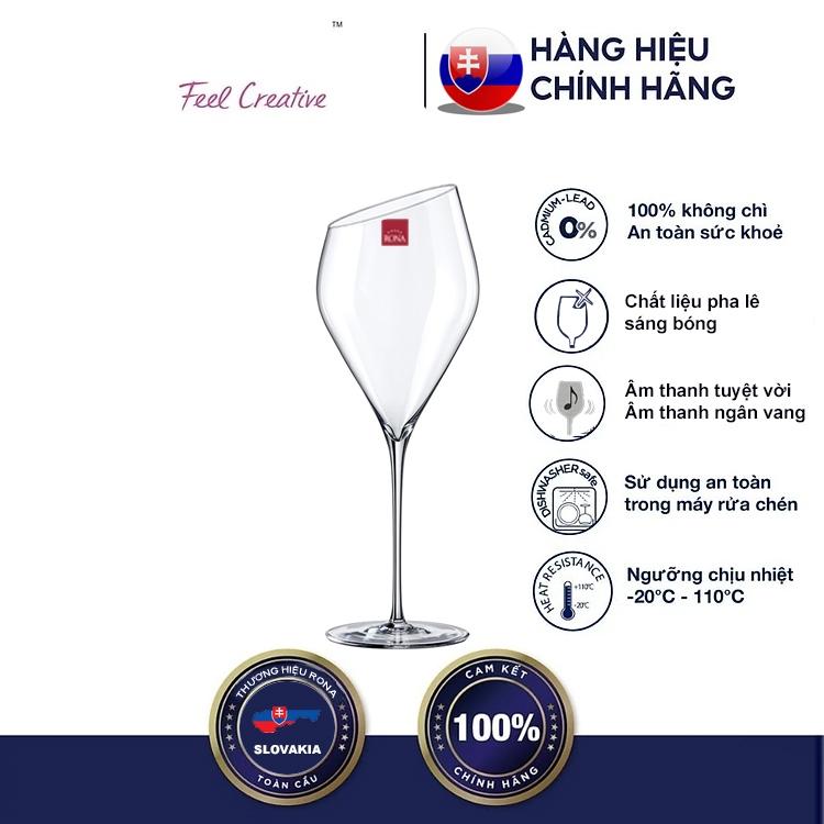 1 cái ly pha lê vát cao cấp vát 700 ml Tiệp khắc