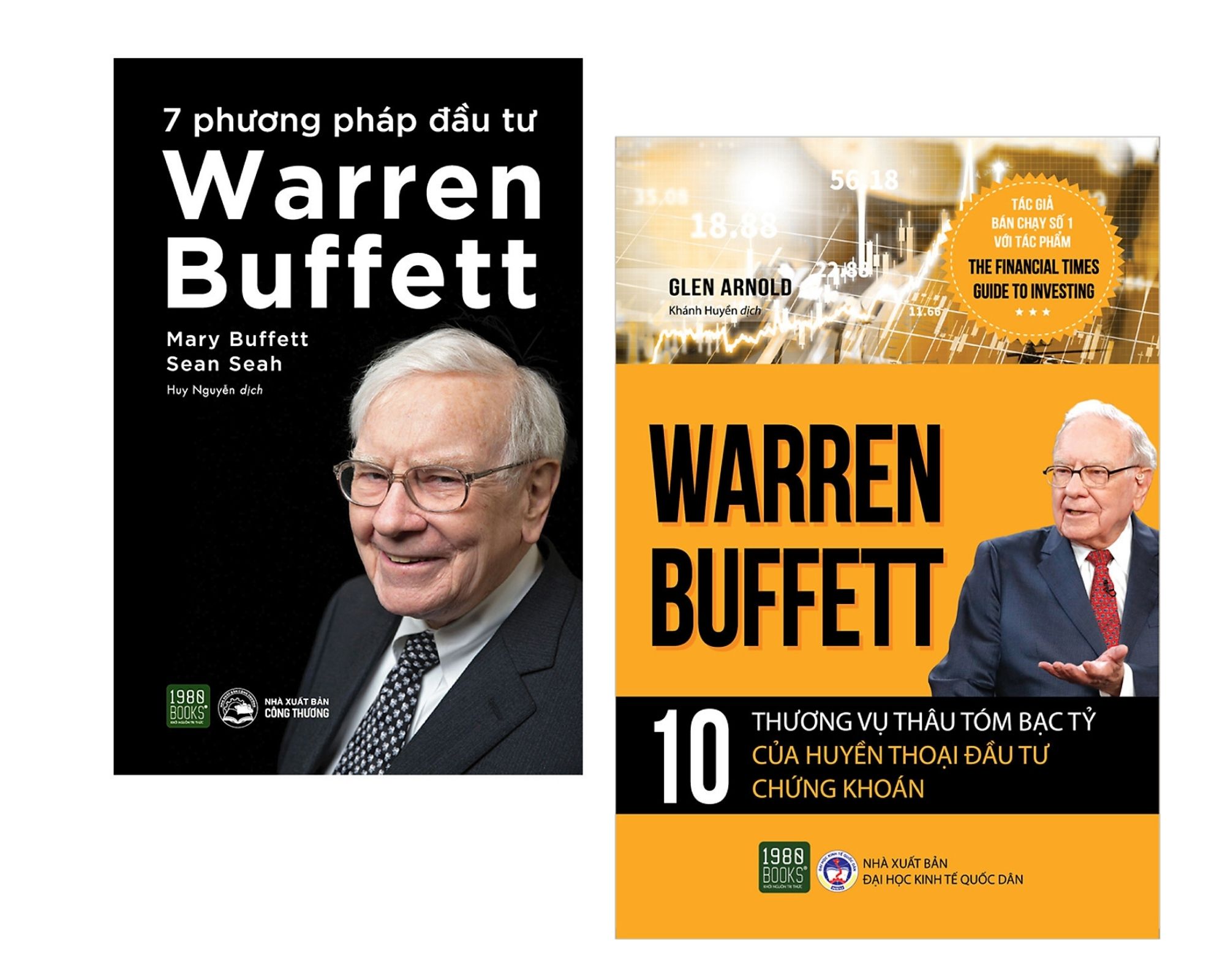 Combo bài học cho nhà đầu tư: 7 Phương pháp đầu tư Warren Buffett + Warren Buffett - 10 thương vụ thâu tóm bạc tỷ của huyền thoại đầu tư chứng khoán