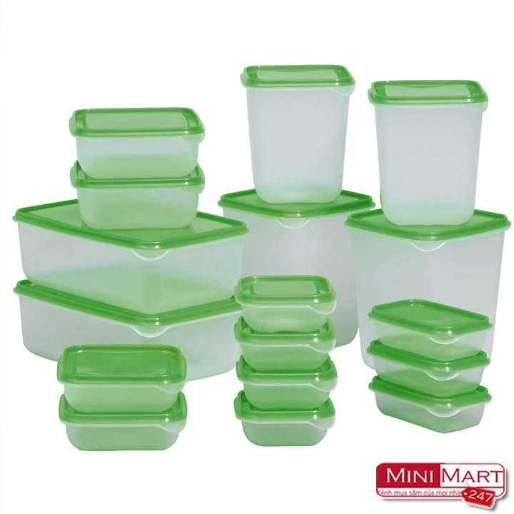Bộ 17 Hộp Đựng Thức Ăn Cao Cấp