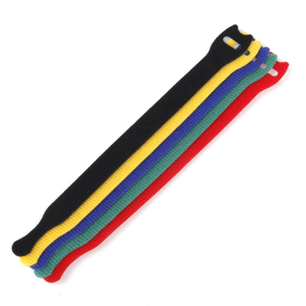 5pcs Nylon Straps Fastener Cable Tie Wire Organiser