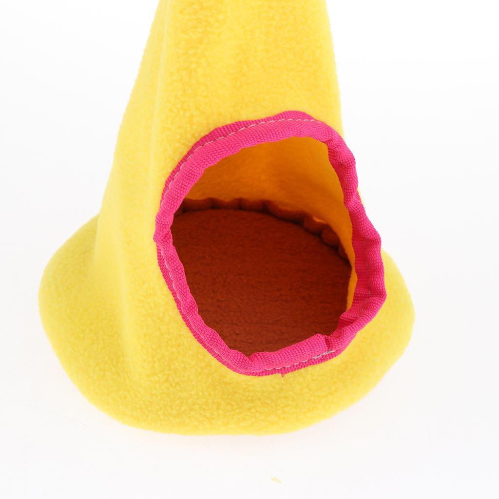 Santa Hat-Shaped Hamster Little Pet Chinchilla Squirrel Swing Hammock Sleeping Bag Hanging Nest