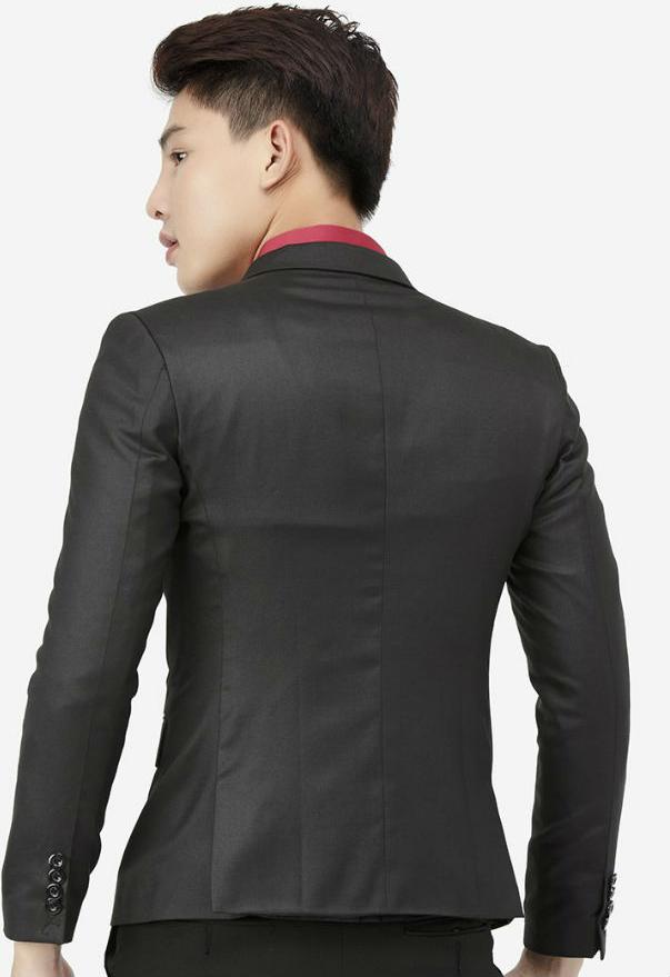 Áo Vest Nam 2 Nút Cài Titishop AVN112 - Đen (Size