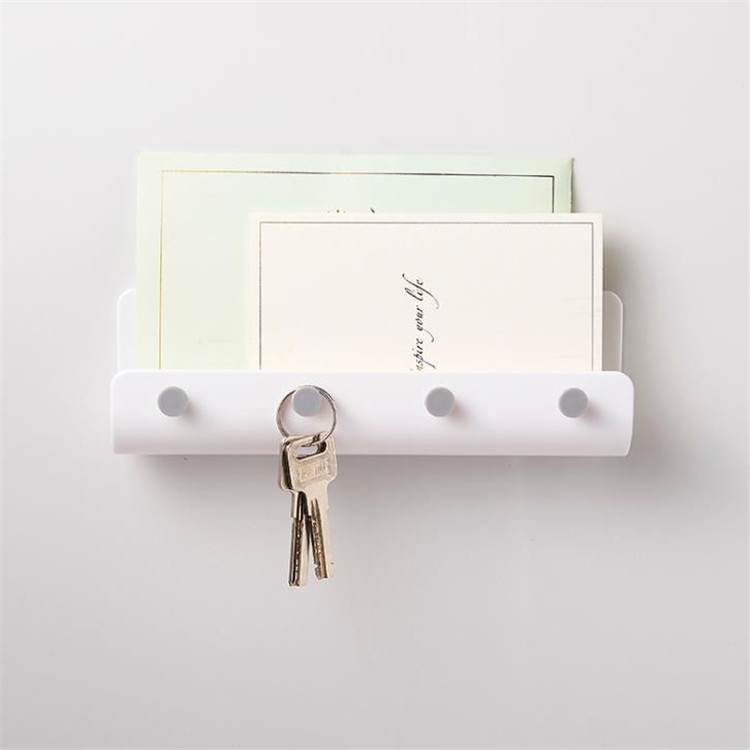 Kệ Để Đồ Dán Tường Có 4 Móc - CỰC KÌ TIỆN ÍCH