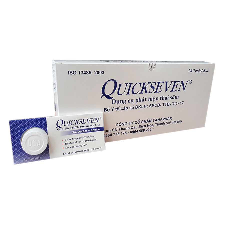 Combo 4 que thử thai Quickseven