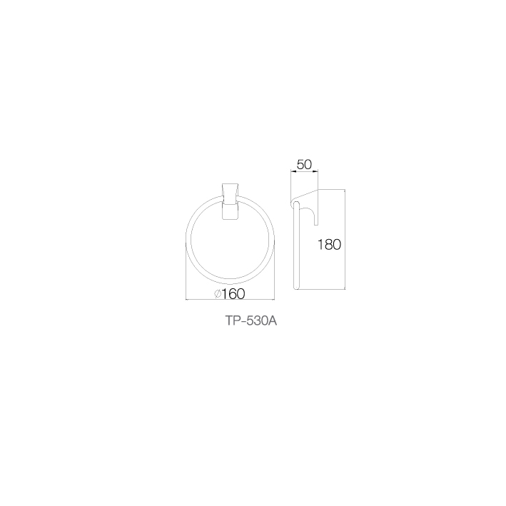 Vòng treo khăn - INOX SUS 304 TR-530A