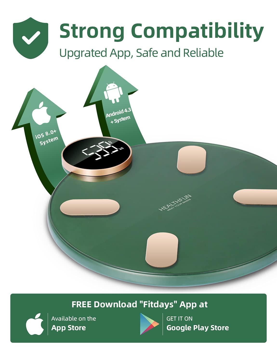 Cân Cân Cân cơ thể Kết nối Cân cơ thể Máy đo trở kháng