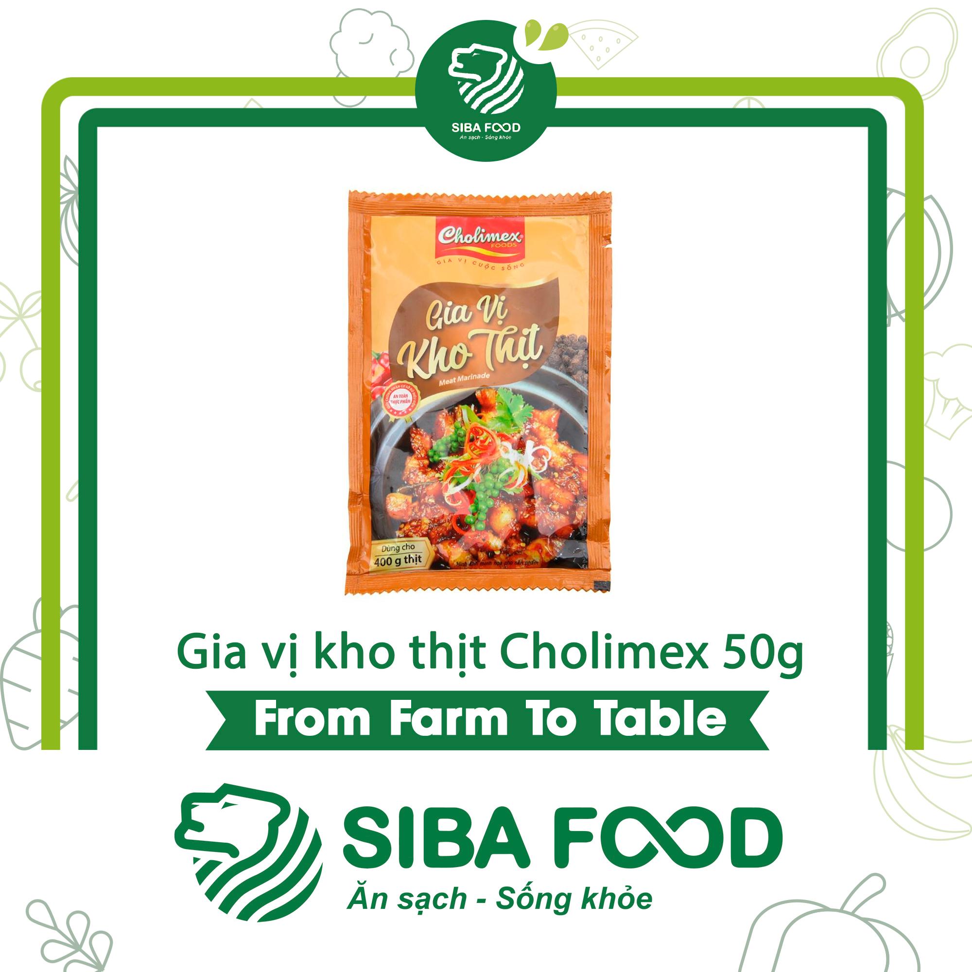 Gia vị kho thịt Cholimex 50g