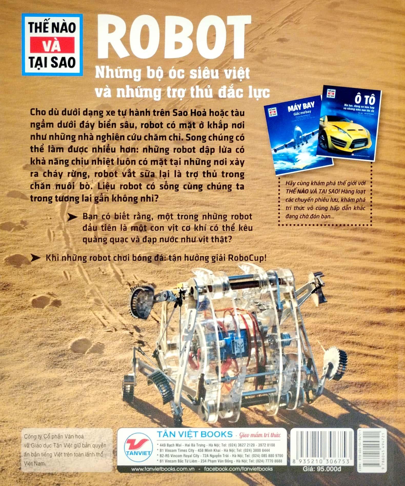 Thế Nào Và Tại Sao - Robot - Những Bộ Óc Siêu Việt Và Những Trợ Thủ Mạnh Mẽ - Bìa Cứng