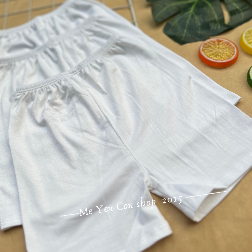 [3-9kg] Quần Ngắn/ Quần Dài Bo Gấu Trắng chất thun visco mềm, mát, co giãn 4 chiều cho bé - Jerry Baby - Quần dài bo gấu
