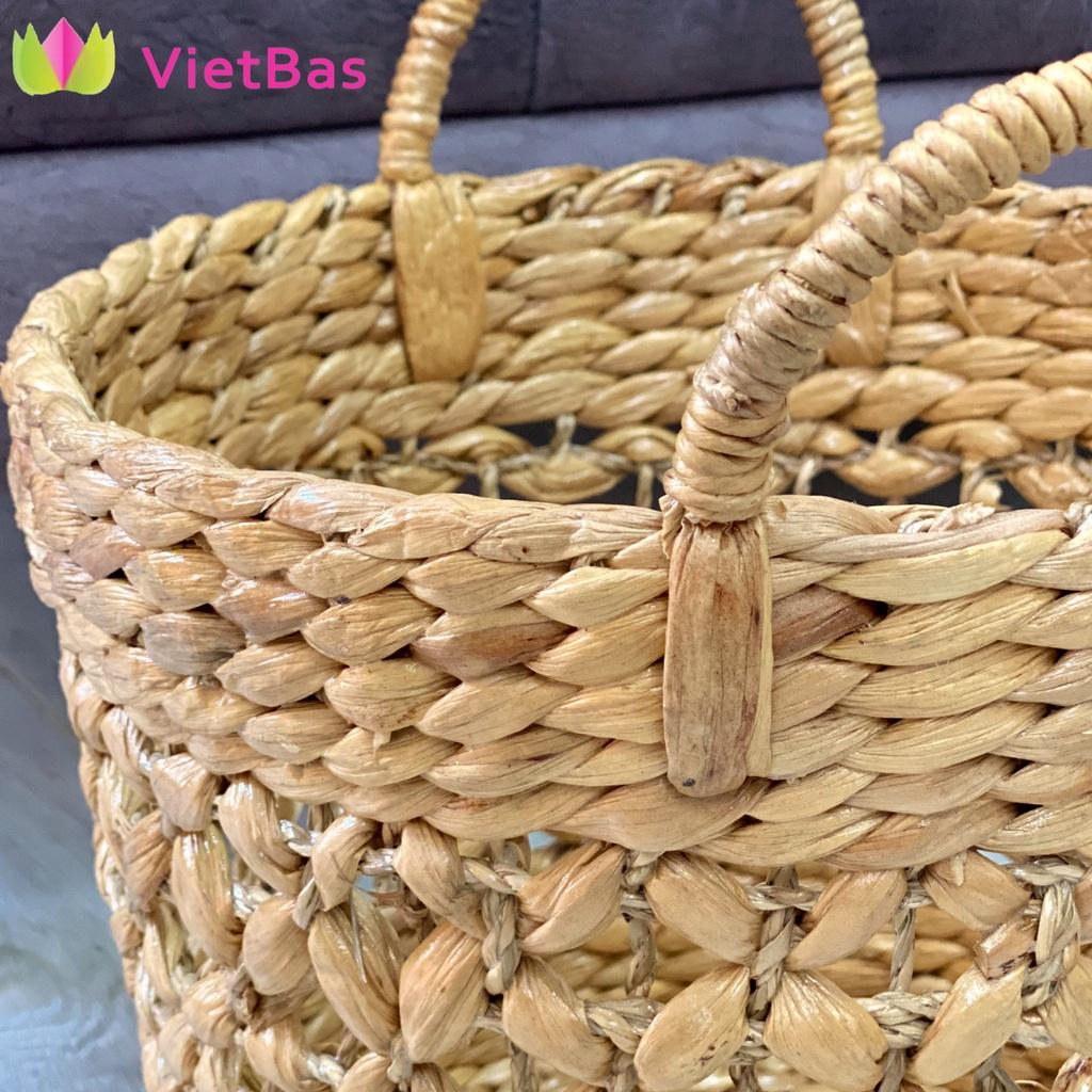 Giỏ lục bình VIETBAS có quai LB_010