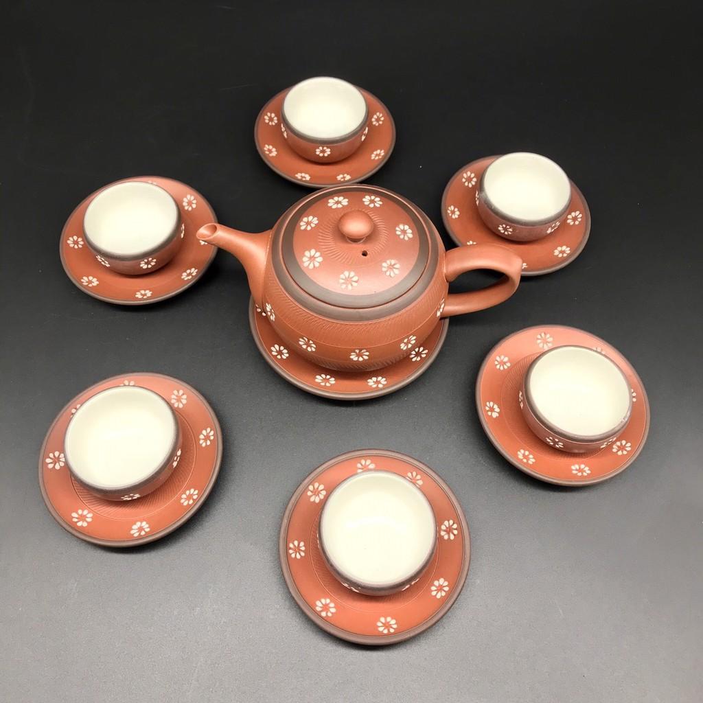 Ấm tử sa Bạch Cúc Sương Mai