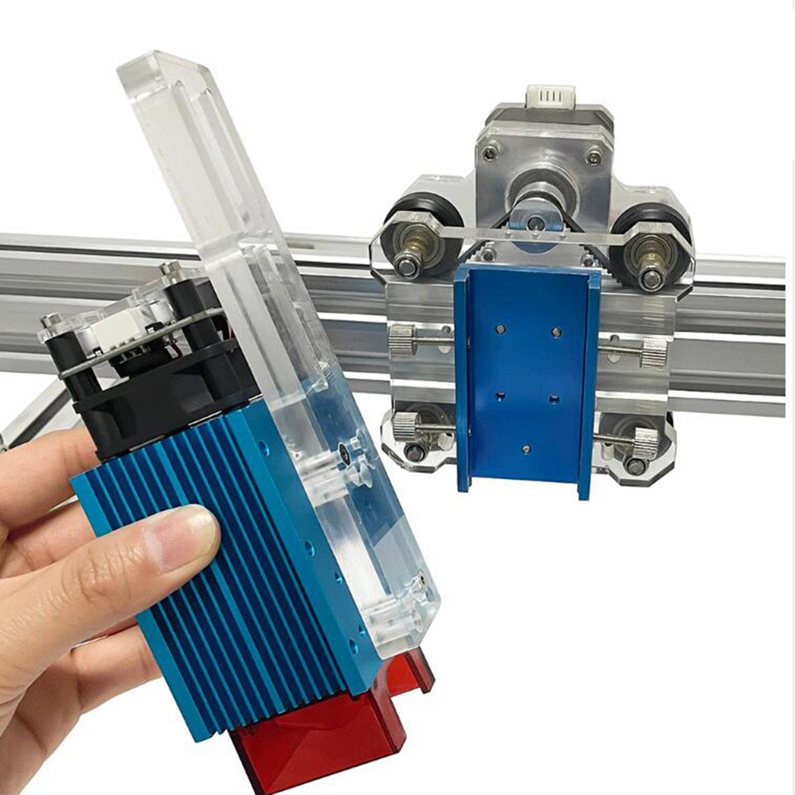 Module Holder Blue Aluminium Cooling Pad for Router Desktop Woodworking