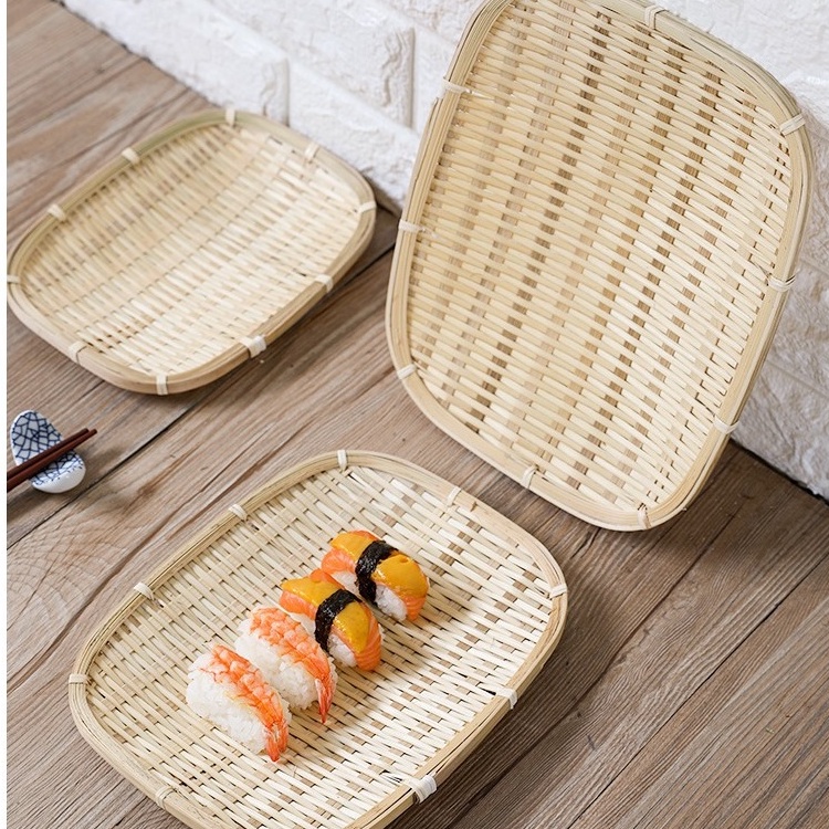 Mẹt tre đan đa năng BAMBOOO ECO nhiều kích cỡ trang trí decor