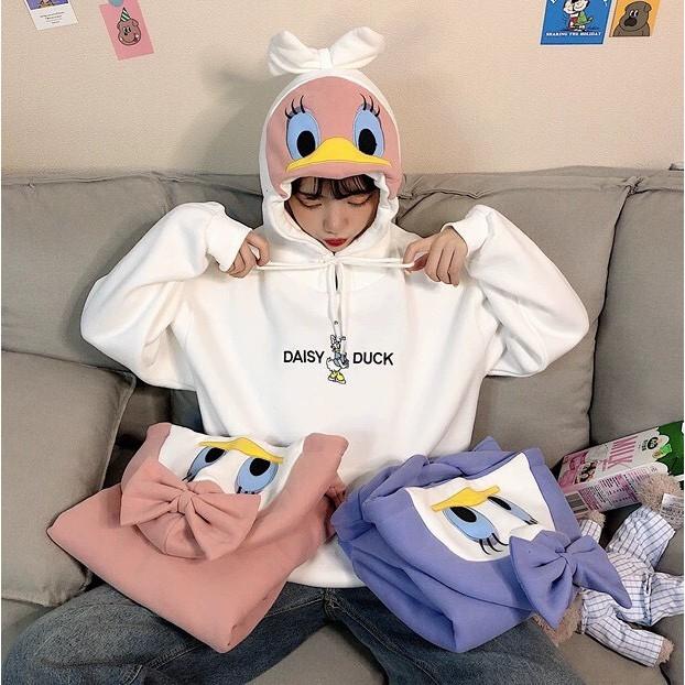 ÁO HOODIE NAM NỮ DAISY DUCK CÁ TÍNH, ĐÁNG YÊU
