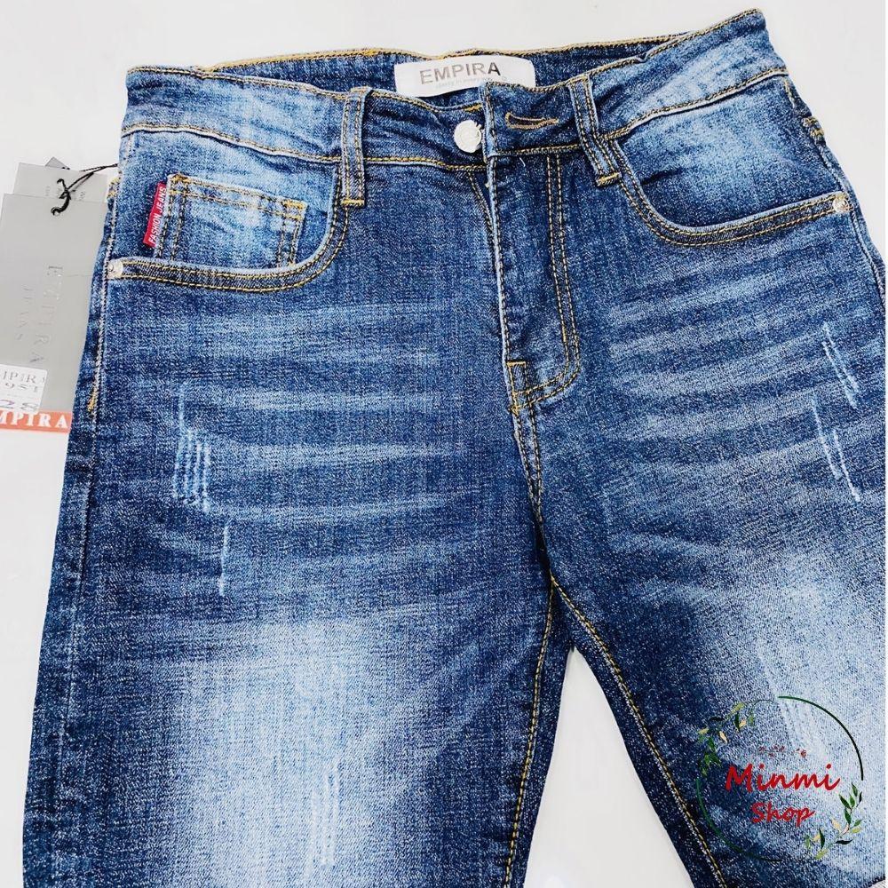 Quần Short Jean Nam Sọt Rin Nam Ống Gấp Cá Tính Co Giãn Chất Lượng