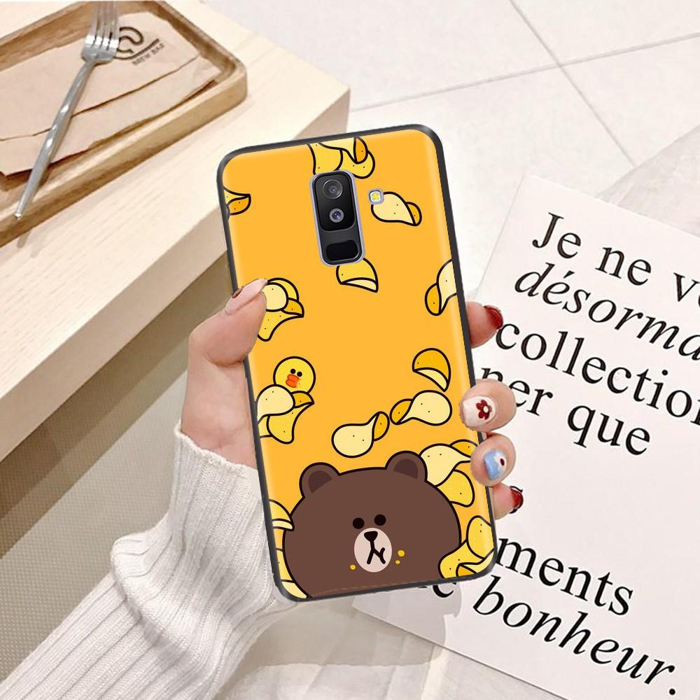 Ốp lưng dành cho điện thoại Samsung Note 3 Viền dẻo TPU hình Gấu Nâu Cute