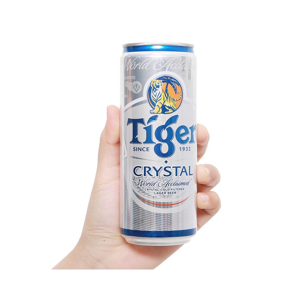 Bia Tiger Crystal Lon Cao 330ml - 24 lon
