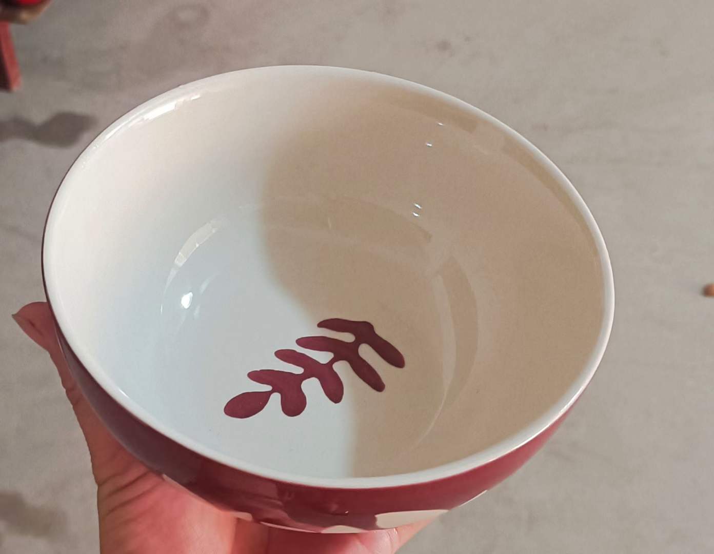 1 Bát tô đường kính 15cm hàng xuất dư khắc tay tinh tế