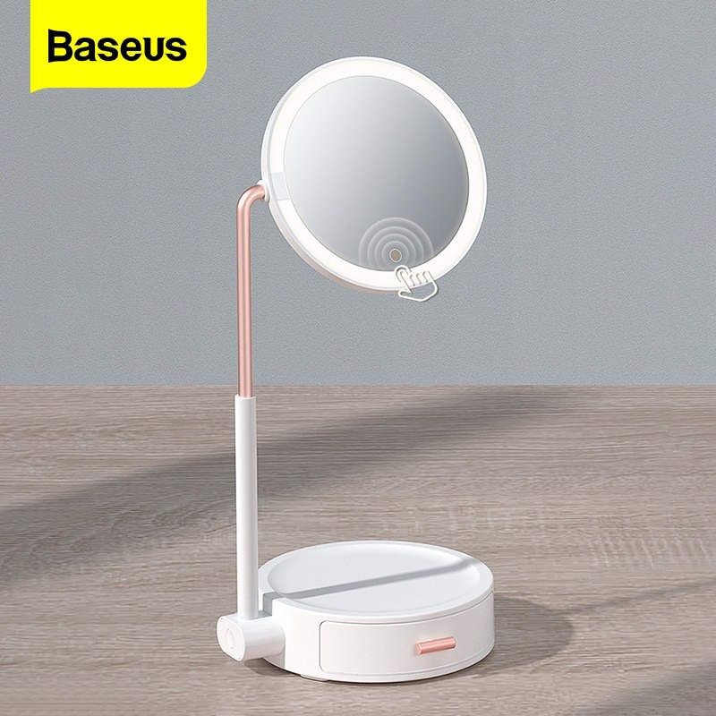 Đèn gương trang điểm Baseus Smart Beauty Series Lighted Makeup với hộp đựng mỹ phẩm