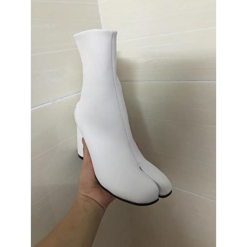 Boots cao gót móng heo maison margie ( ảnh thật sau