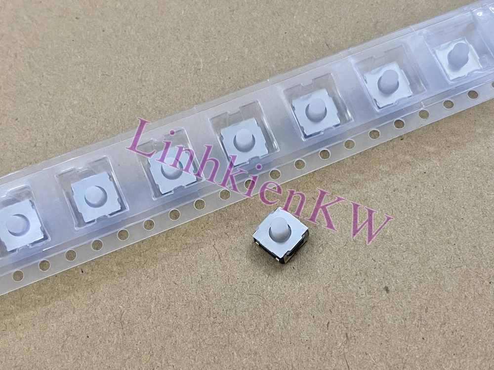10 cái Nút Vuông trắng dán 4 chân 6x6x5 mới chính gốc chống ẩm chống bụi chịu nhiệt.