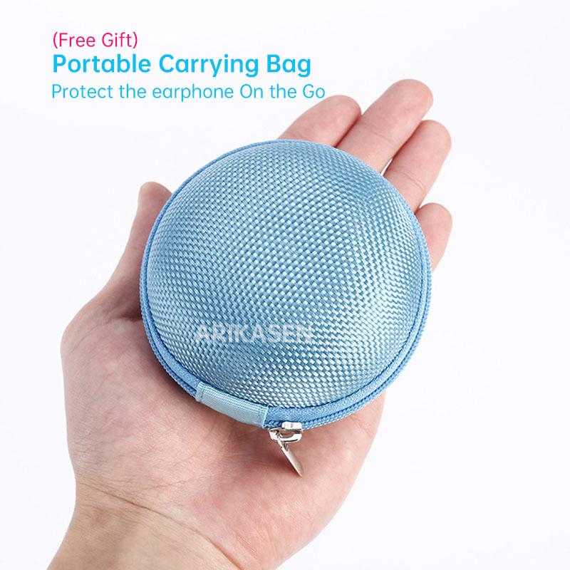 Arikasen Bluetooth Tai Nghe Không Dây Hỗ Trợ Thẻ TF FM Radio Mp3 Mở Tai HIFI Thể Thao Chống Thấm Nước Tai Nghe Có Mic