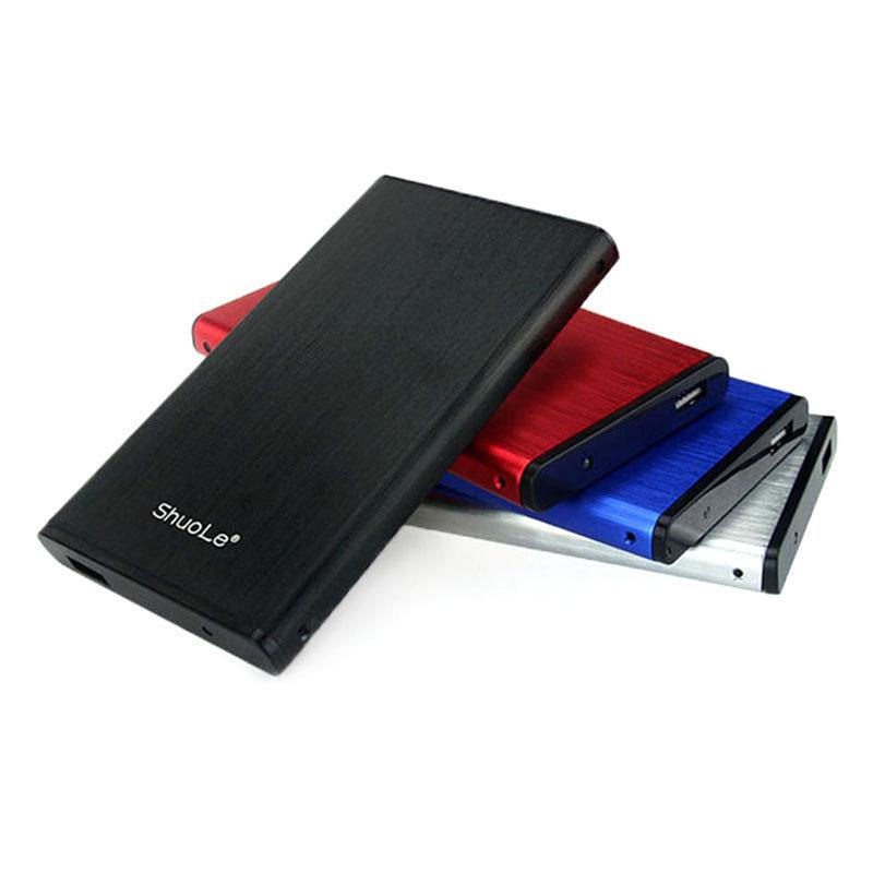 Phong cách mới nhất cổng nối tiếp sata giao diện USB2.0 trạng thái rắn SSD cơ khí di động hợp kim nhôm hộp đĩa cứng 2.5 inch