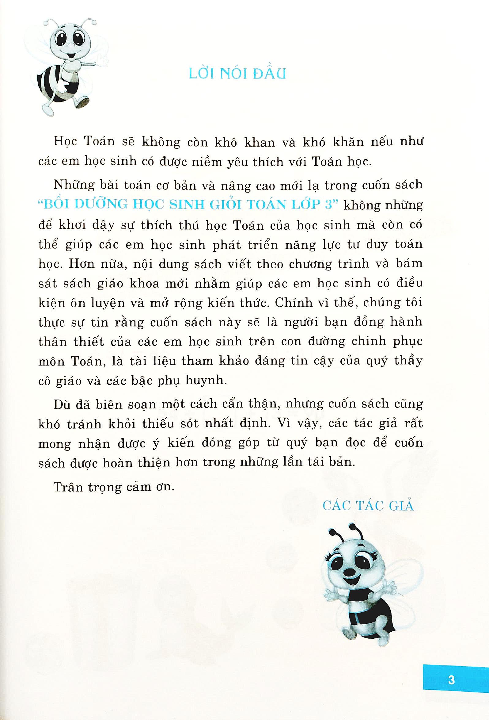 Bồi Dưỡng Học Sinh Giỏi Toán 3