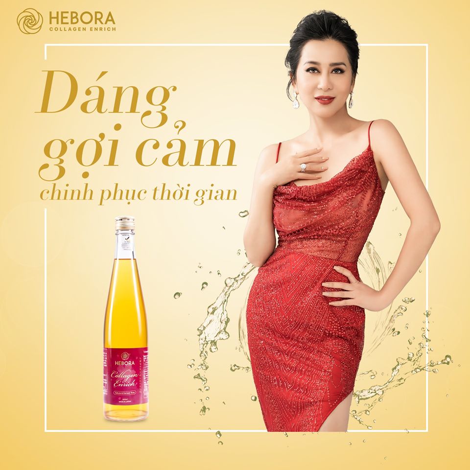 Nước uống collagen đẹp da, thơm cơ thể Hebora Collagen Enrich 500ml