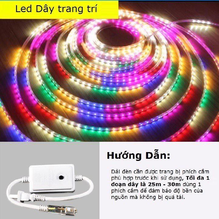 Dây led nháy đuổi đôi - 2 hàng led cao cấp