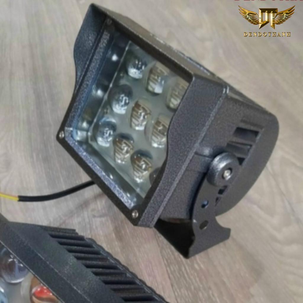 Đèn rọi cột chiếu điểm RSV8 mặt thấu kính ánh sáng hội tụ chiếu cột nhà cao tầng chống nước là dòng đèn sân vườn cao cấp - vuông