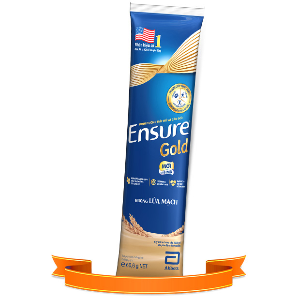 1 Lon Ensure Gold Vani 400g - Tặng 1 Gói Dùng Thử (Vị Ngẫu Nhiên)