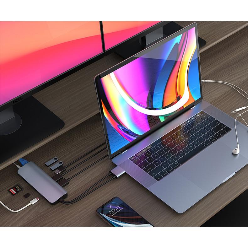 CỔNG CHUYỂN HYPERDRIVE VIBER 10-IN-2 4K60Hz USB-C HUB - Hàng Chính Hãng