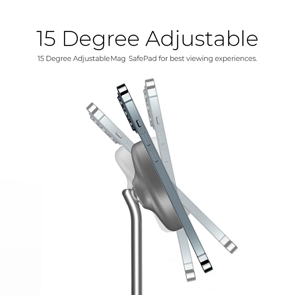 Đế Sạc Không Dây Mazer 2-in-1 Thiết Kế Nhỏ Gọn Sang Trọng Đèn Báo Thông Minh Công Suất Sạc An Toàn Hàng chính hãng