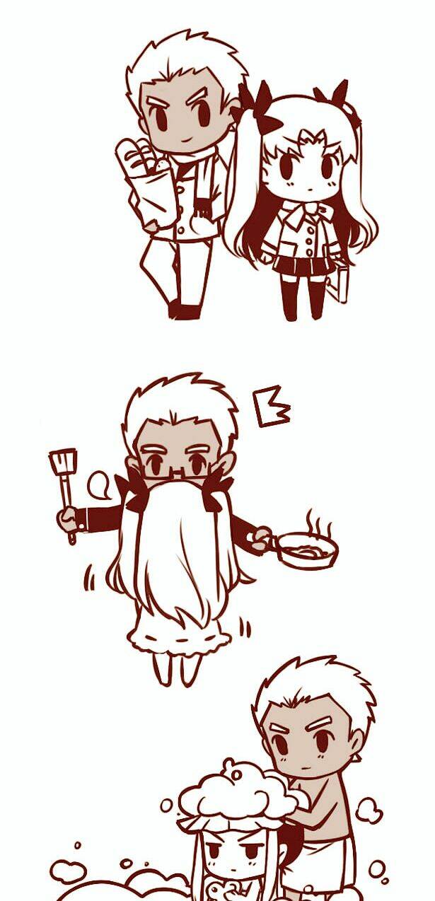 chén thánh: đêm định mệnh - doujinshi archer x rin chapter 7 3