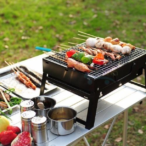 Bếp Nướng Than Hoa  Bếp Nướng Than Hoa Hình Chữ Nhật Barbecue