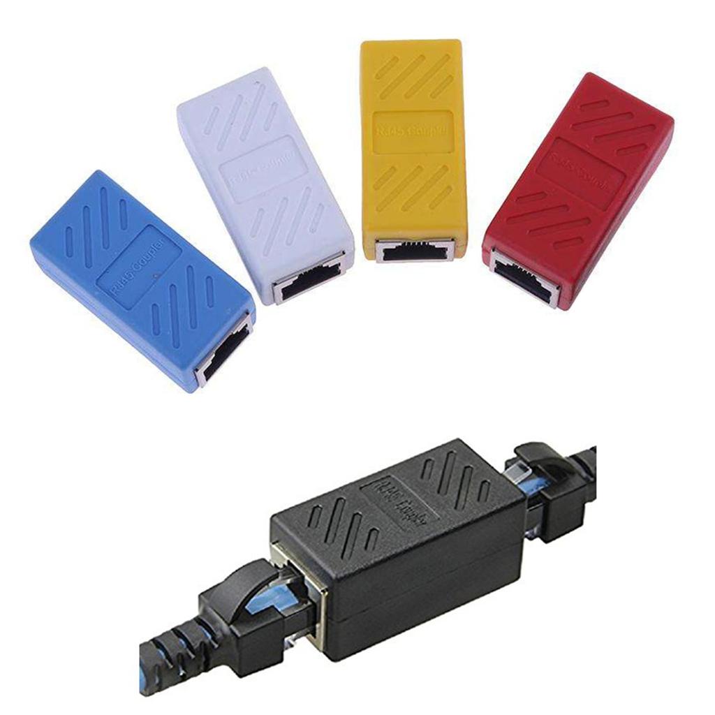 Coupler Inline CAT5E Coupler LAN Cable Connector Female To Female