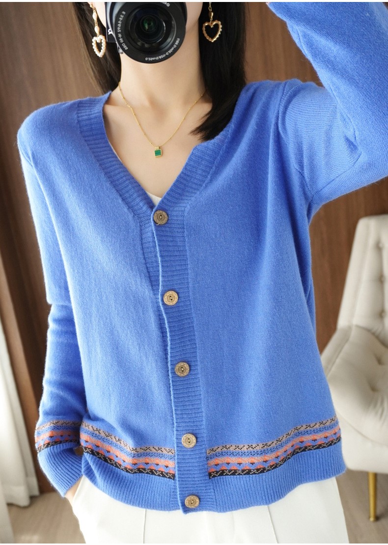 Áo khoác len nữ ,áo cardigan len dày ấm thiết kế 2 túi phối cúc nhiều màu  AK03