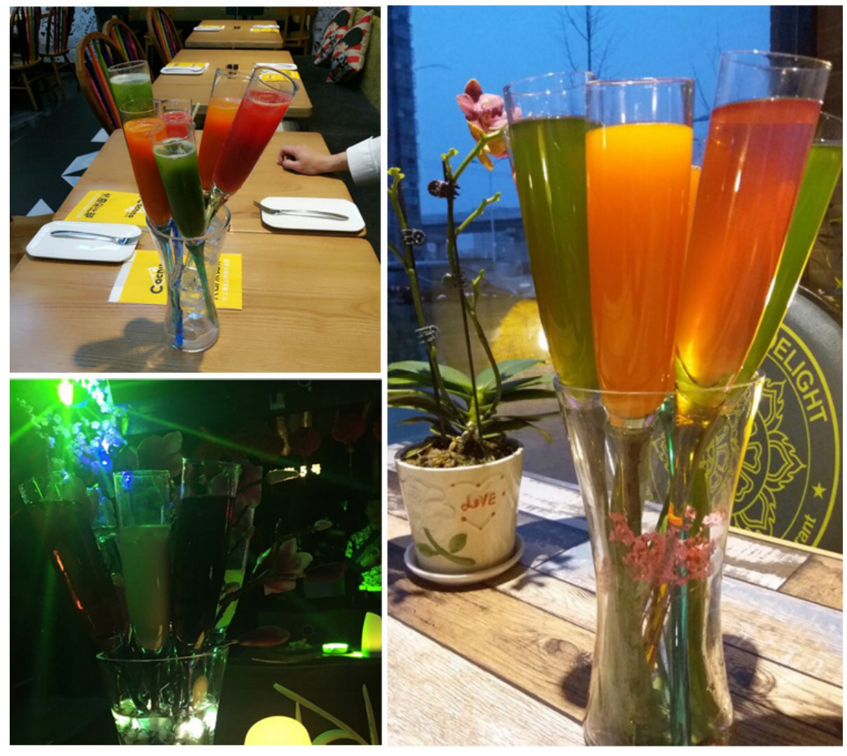 Set ly rượu cocktail