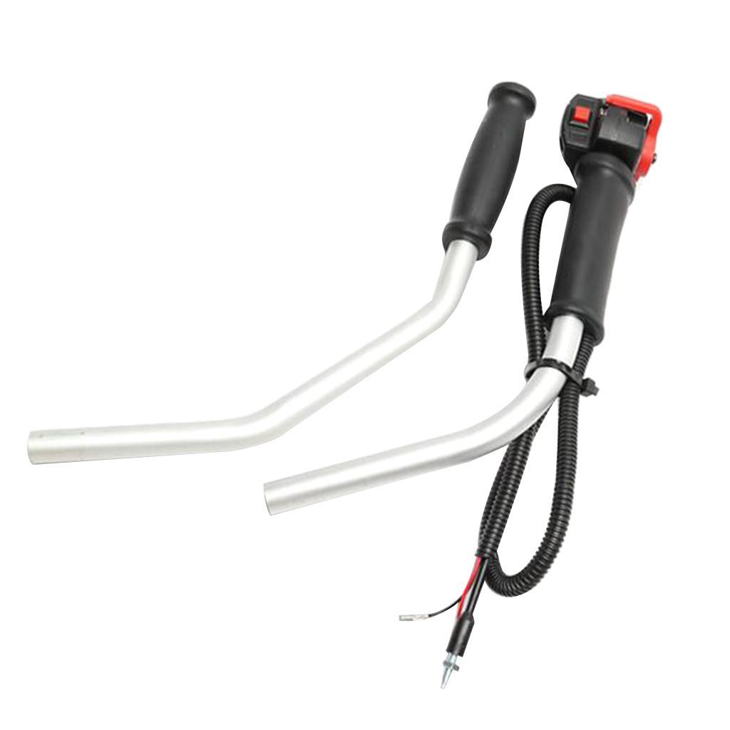 2X Strimmer   Tube Handle Switch with Throttle   Cable hot
