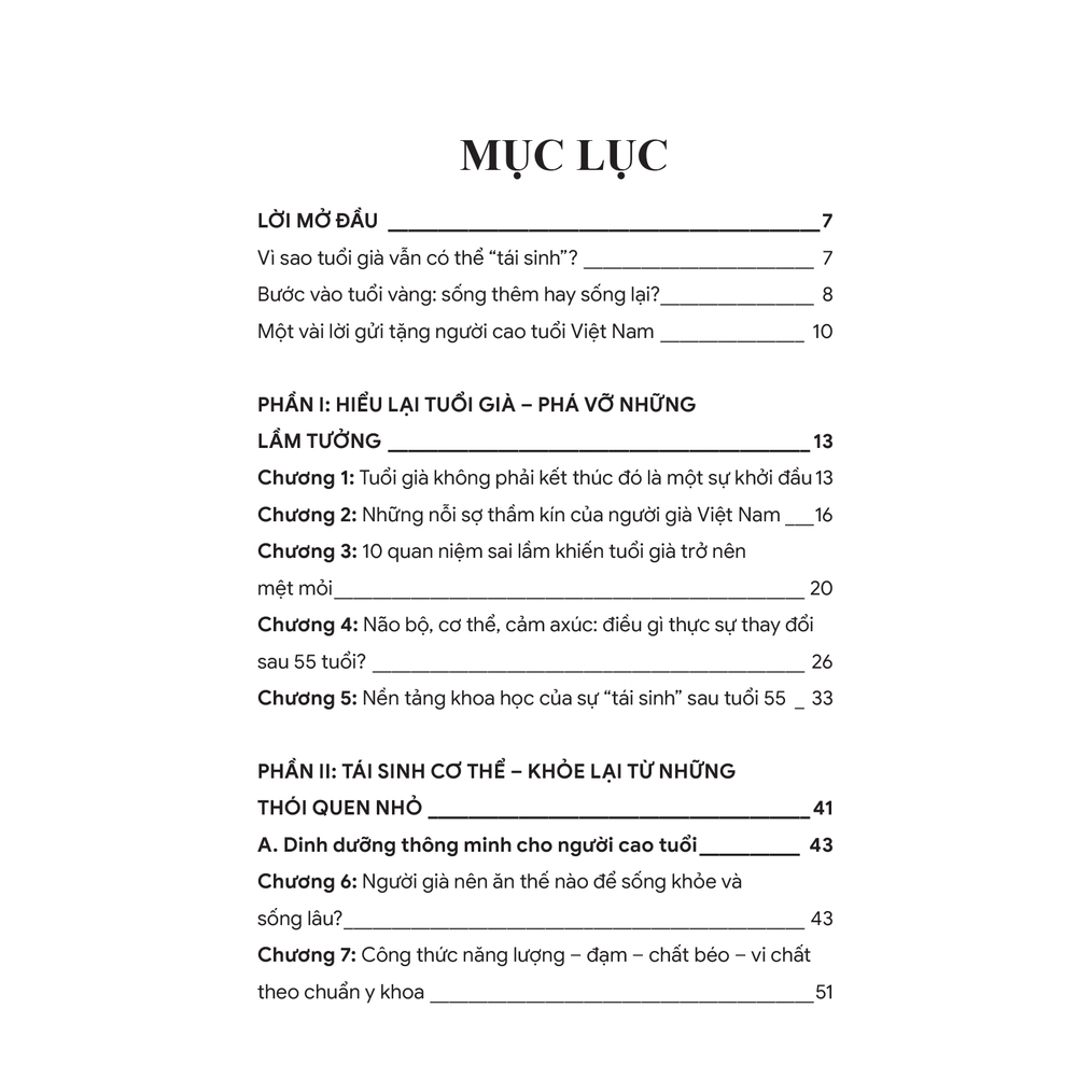 Sách - Tái Sinh Tuổi Già - Bí quyết khoa học để Khỏe, Bình an, Hạnh phúc sau tuổi 60 ( Nowlife chính hãng)