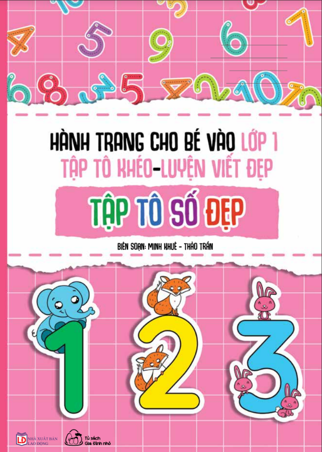 Bộ 6 cuốn Hành Trang Cho Bé Vào Lớp 1 - Tập Tô Khéo - Luyện Viết Đẹp