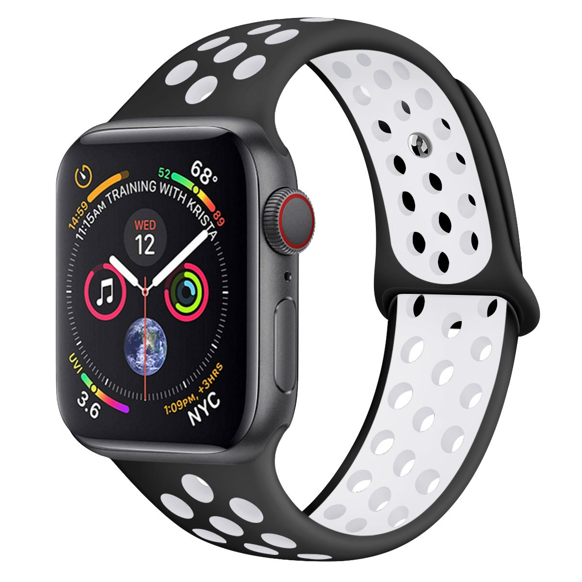 Dây Đeo Thay Thế Cho Đồng Hồ Thông Minh Apple Watch Series 1 / 2 / 3 / 4 / 5 ( Size 42 / 44 mm ) - Dây 2 Màu