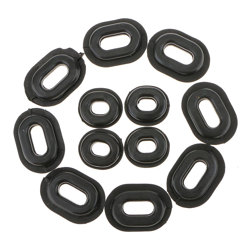 24Pcs Motorbike Fairing Side Cover Grommets for GS125 Suzuki CG125
