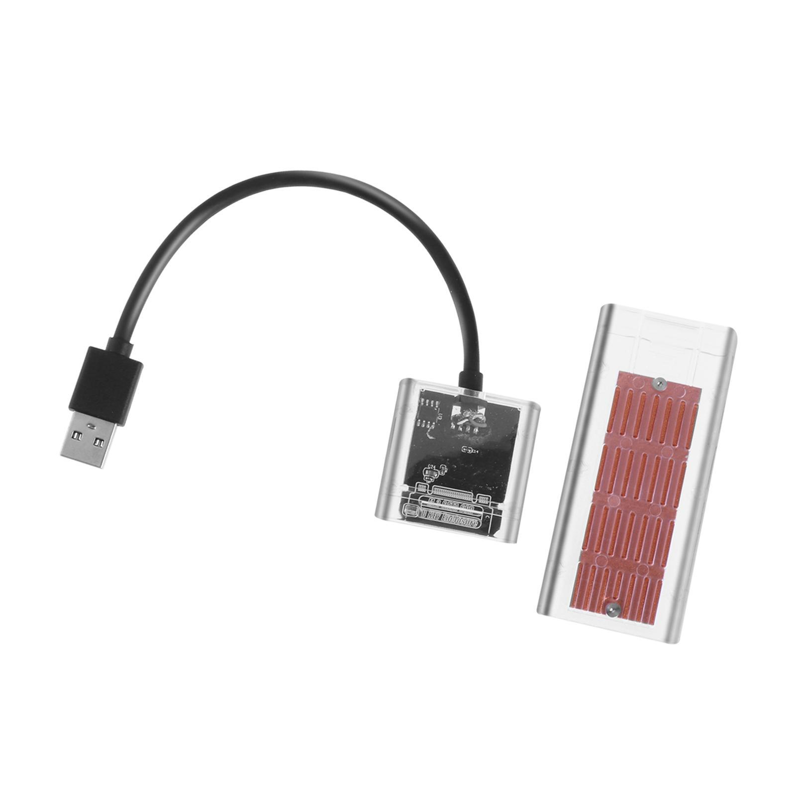 M.2 to USB 3.0 SSD Adapter Enclosure Box Converter HDD Box SSD Case Reader Gold