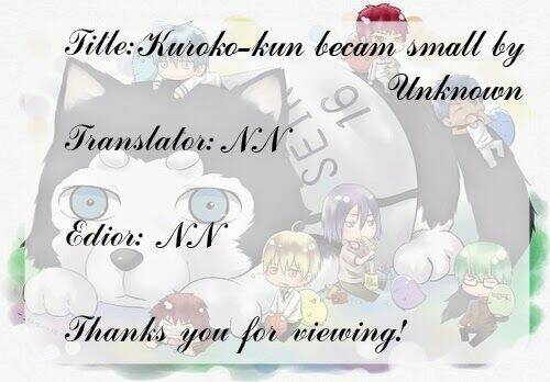 kuroko – tuyển thủ vô hình: short doujinshi chapter 21 2