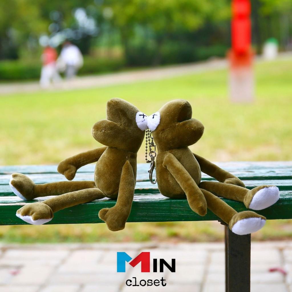 50K Móc khóa, cài balo siêu dễ thương ẾCH XANH