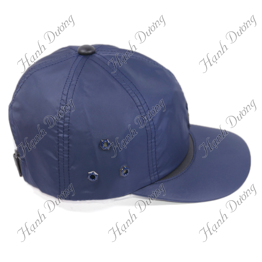 Mũ lưỡi trai vải dù trơn bóng thời trang cao cấp, đường may tinh tế, gắn sò đẹp LS, nón kết vải dù cao cấp