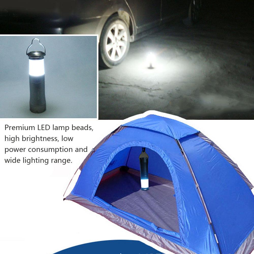 Đèn Cắm Trại Led Cầm Tay Đa Năng 2 Trong 1 Có Thể Thu Lại 1W