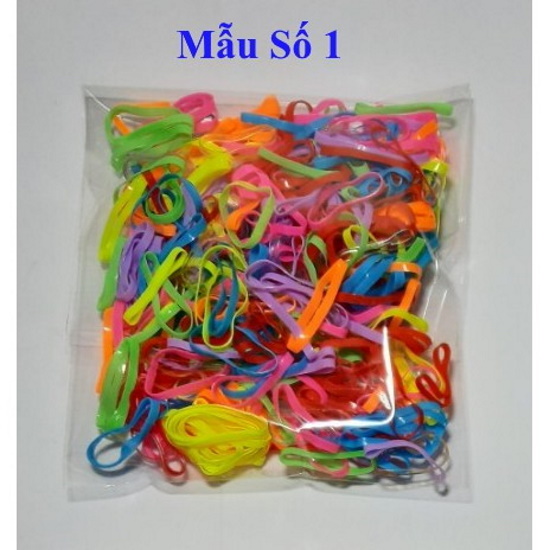 DÂY THUN CỘT TÓC Loại size trung Co giãn Bịch 40g